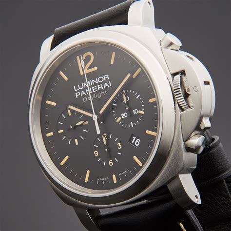 panerai luminor chrono daylight|luminor panerai daylight watch price.